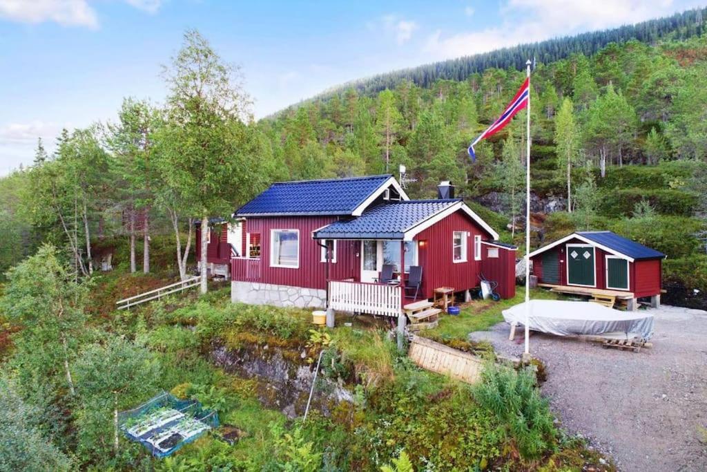 Cozy Cabin With A Great View Skamdal 외부 사진